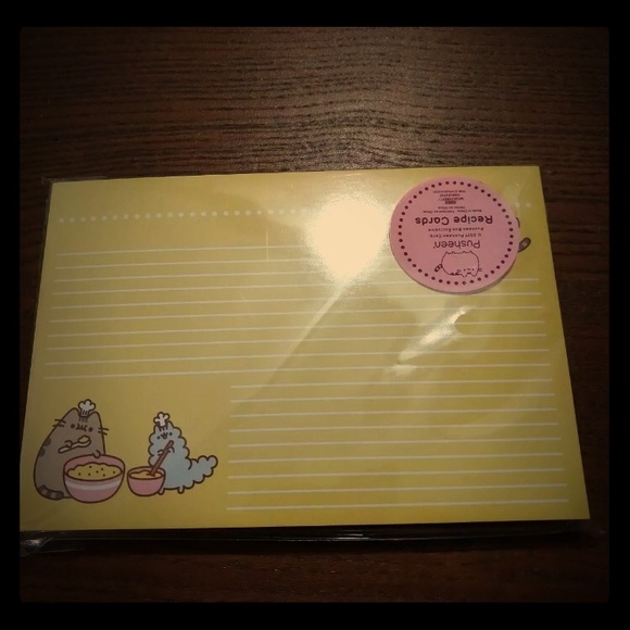 Pusheen Other - BNWT Pusheen Recipe Cards